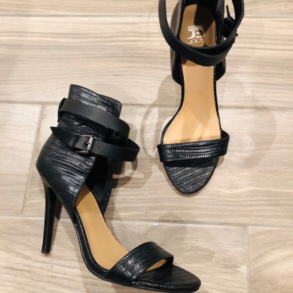 Joe’s Black Leather Heels